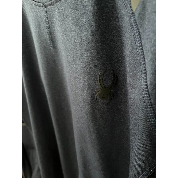 Spyder‎ Active Mens Medium Blue Long Sleeve Moisture Wicking Workout Shirt - Picture 5 of 5